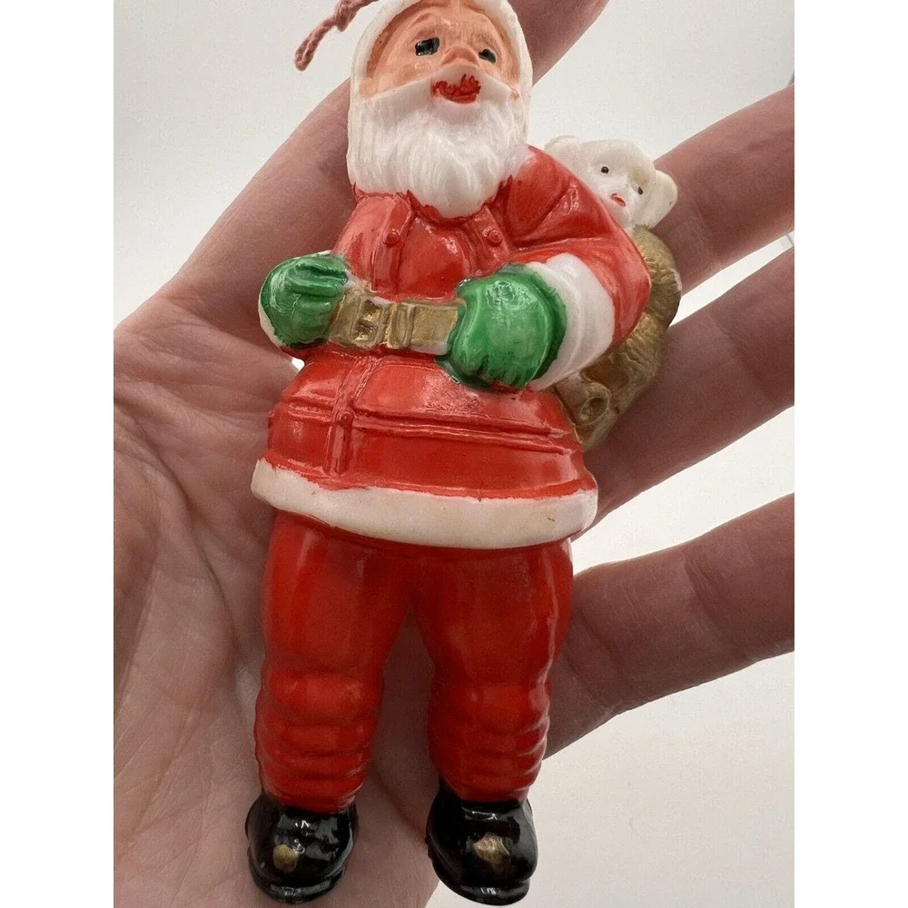 Vintage Holiday‎ Party Home Decoration Christmas Santa Claus Ornament - 4